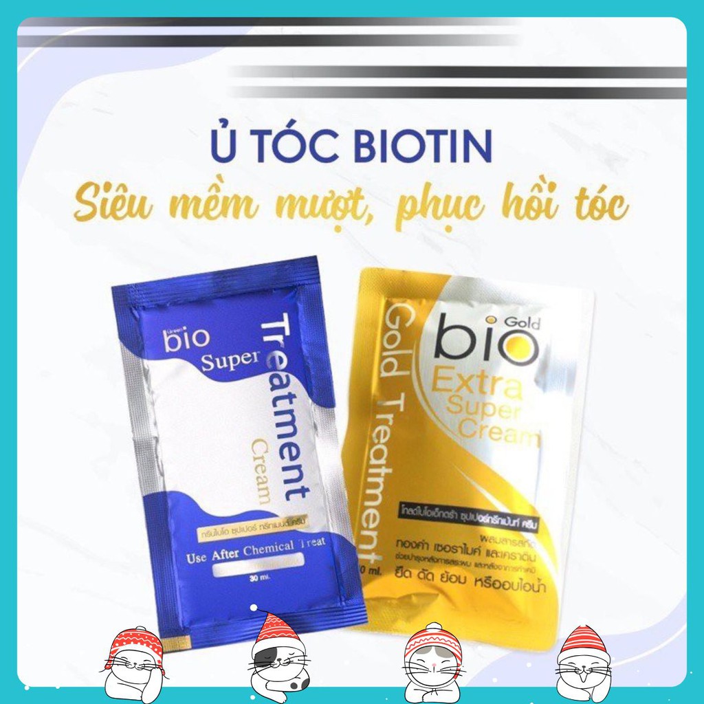 Kem hấp ủ tóc Biotin siêu mềm mượt, phục hồi tóc hư tổn 30ml