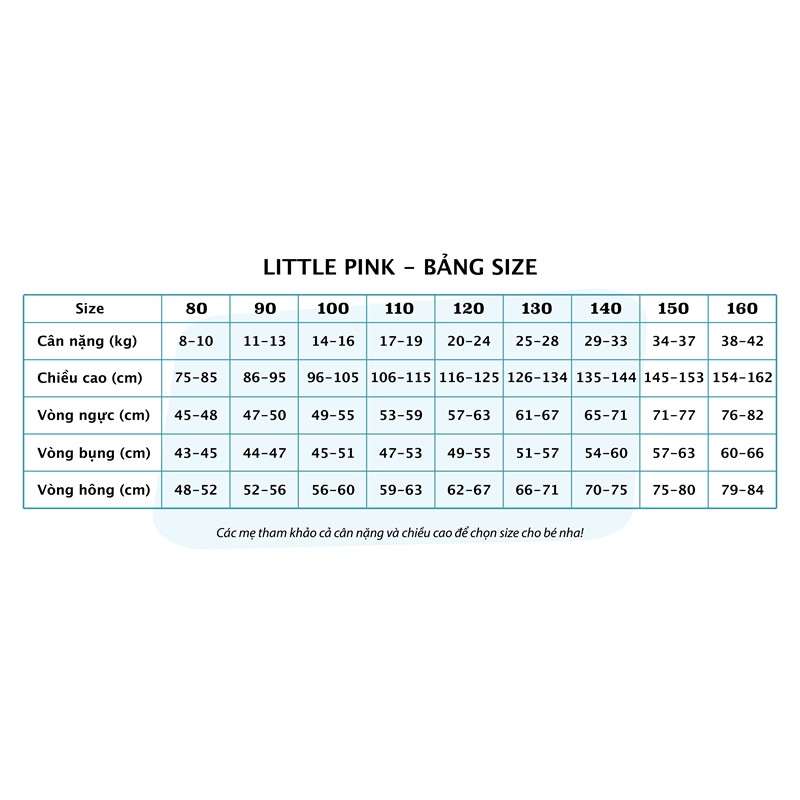 [LITTLE PINK] RANIA DRESS - Váy đuôi cá phối trắng bé gái