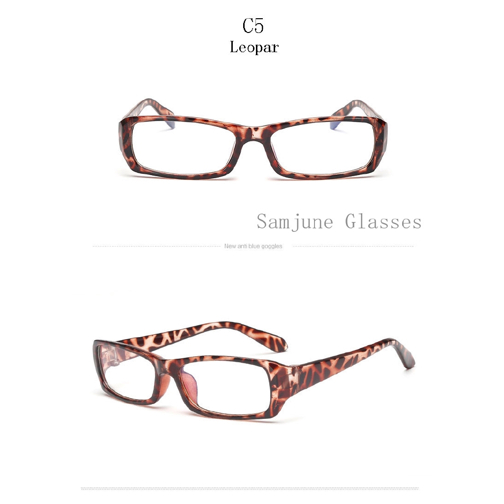 Mắt Kính  Samjune 21007 Chống Ánh Sáng Xanh Trong Suốt Dành Cho Nam Nữ