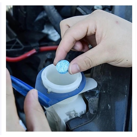 Viên sủi rửa kính ô tô tẩy sạch kính, tạo hiệu ứng lá sen