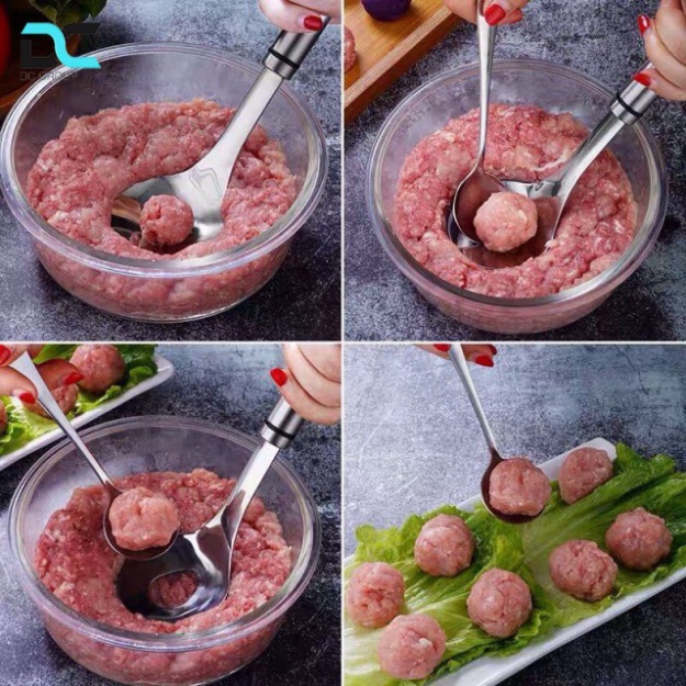 Muôi Nặn Thịt Viên Làm Mộc, Chả Viên