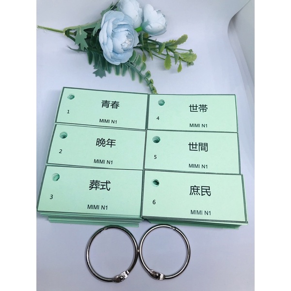 FLASHCARD TỪ VỰNG TIẾNG NHẬT N1 MIMIKARA 1170 thẻ đầy đủ giá tốt