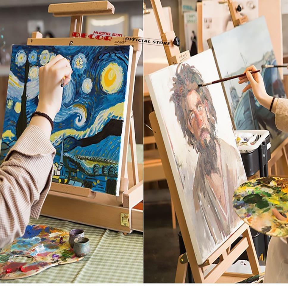 Toan vẽ tranh  sơn dầu, sơn Axilic, màu nước nhiều kích thước