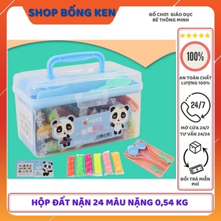Hộp đất nặn 24 màu nặng 0.54Kg kèm dụng cụ tạo hình ngộ nghĩnh