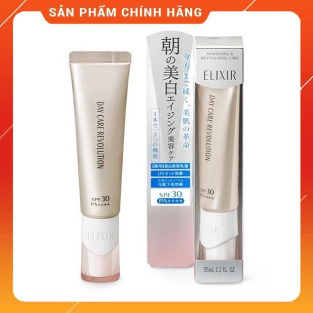 Hàng auth Kem dưỡng ngày Shiseido Elixir White Day Care Revolution SPF 30/PA +++ 35ml