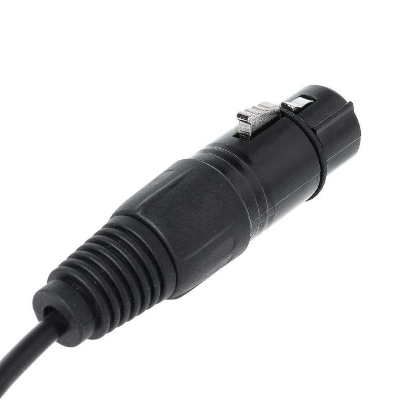 Dây Cáp Nối Tai Nghe zzz Cho Xe bus XLR Sang GA Dual Plug 5 Pin Màu Đen