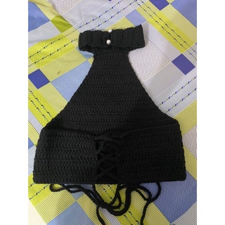 Áo yếm cổ lọ (Crochet handmade)