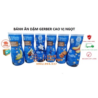 Bánh gerber mỹ cao vị ngọt cho bé ăn dặm hộp 42g