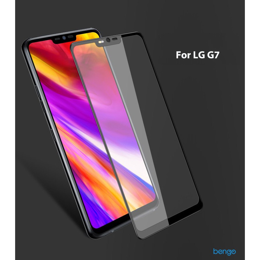 [Mã ELFLASH5 giảm 20K đơn 50K] Dán cường lực LG G7 3D Full keo và từ tính