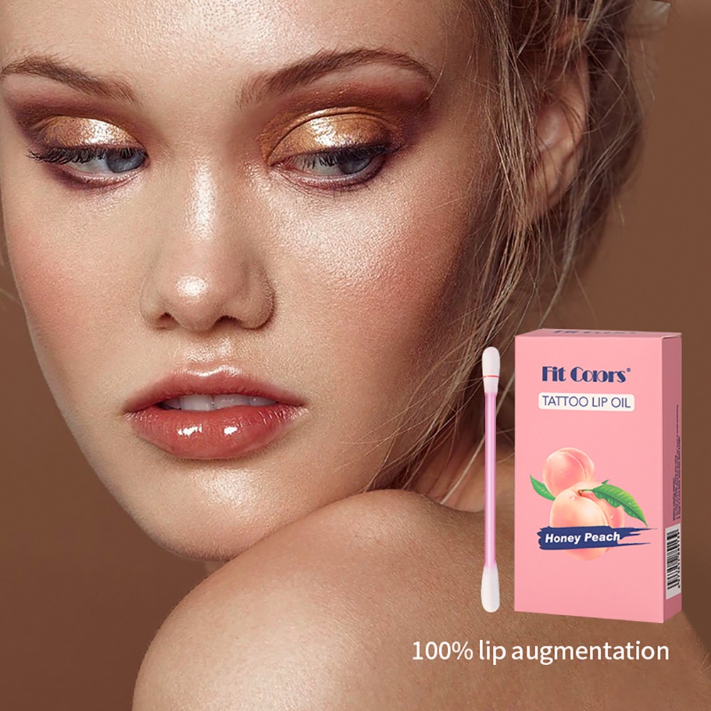 [Hàng mới về] Hộp 20 tăm cotton son môi dạng lỏng màu đỏ