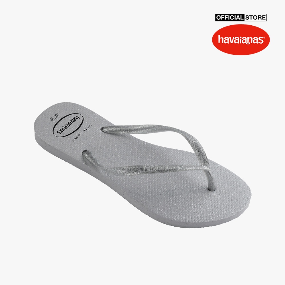 HAVAIANAS - Dép nữ Chinelo Feminino Slim Gloss