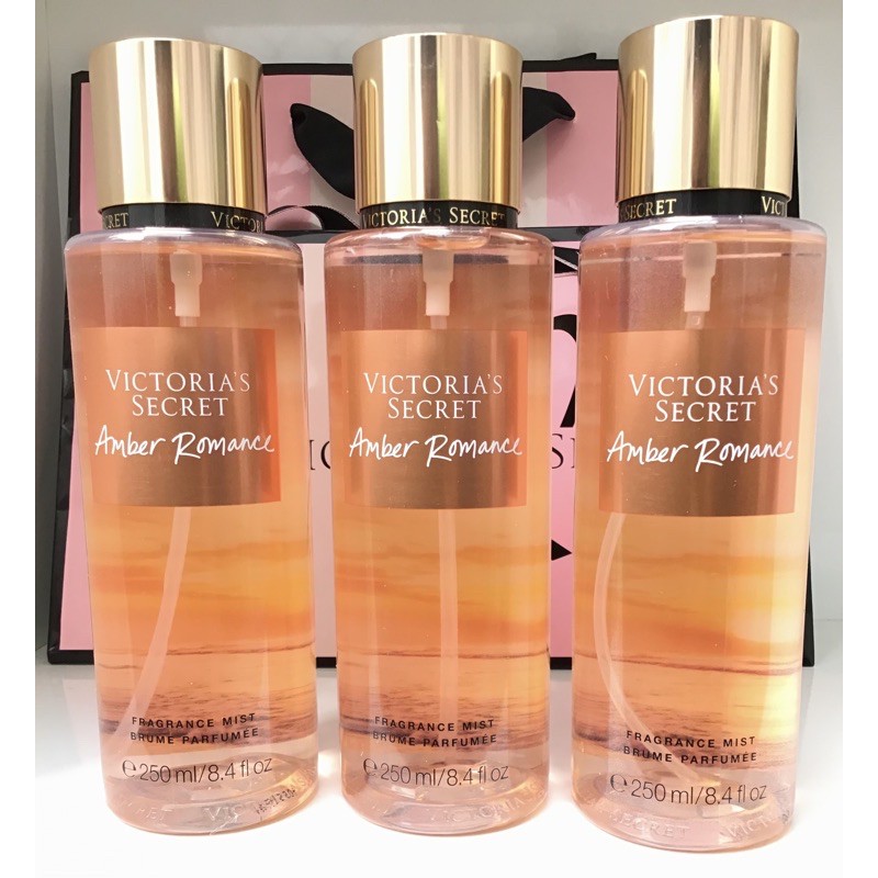 🌸💞[BILL Mỹ] Xịt thơm 𝑨𝒎𝒃𝒆𝒓 𝑹𝒐𝒎𝒂𝒏𝒄𝒆 Victoria's Secret 250ml | Thế Giới Skin Care