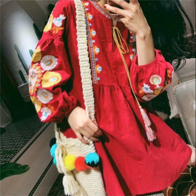 BABYDOLL THỔ CẨM cập bến thêm mã mới nhé cả nhàĐầm Doll form suông cực dễ mặc không kén dáng