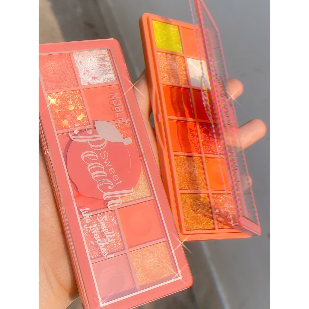 Bộ Phấn Mắt 12 Ô IMAN OF NOBLE SWEET PEACH 🍑 6660 Chính Hãng Nội Địa | BigBuy360 - bigbuy360.vn