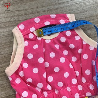 Quần yếm chấm bi dễ thương cho thú cưng