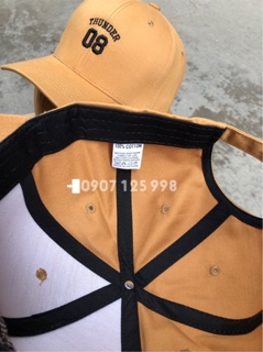 Nón kết thêu logo số