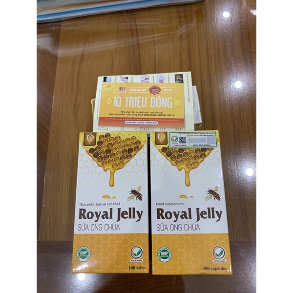 Sữa Ong Chúa ROYAL JELLY (Chính hãng nguyên tem - Date mới)