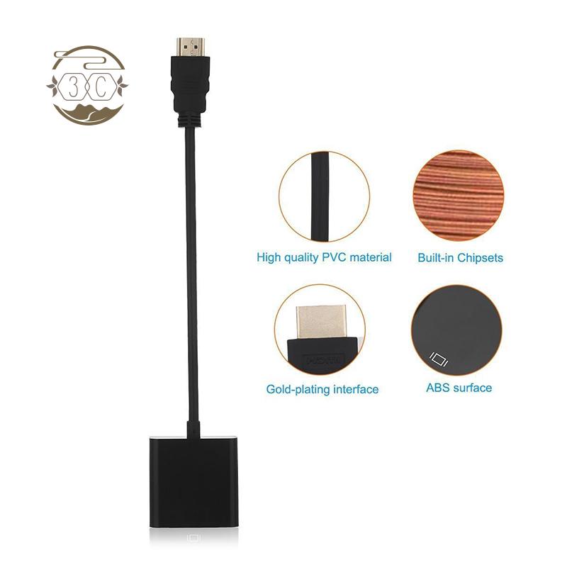 Cáp Chuyển Đổi Hdmi Đầu Đực Sang Vga Đầu Cái 2018 | BigBuy360 - bigbuy360.vn