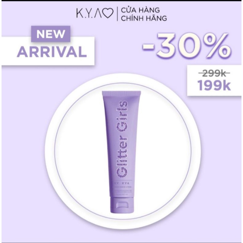 Kem body ánh nhũ Glitter Girls