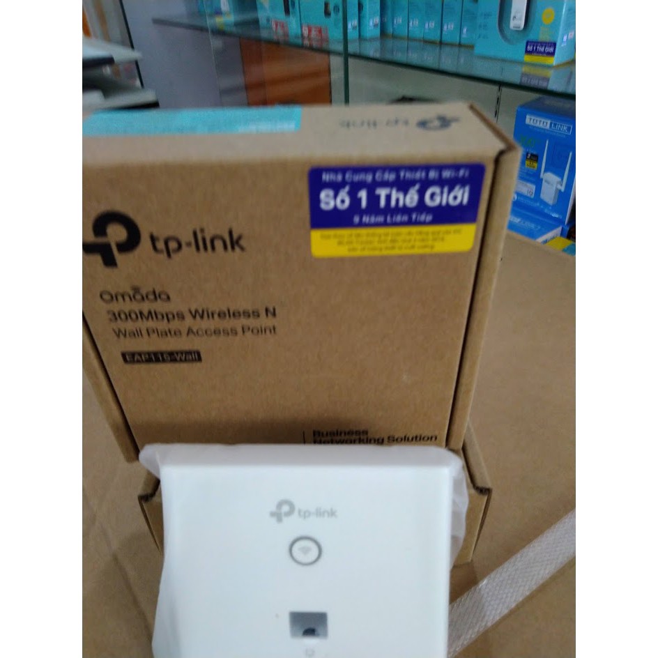 Access Point Gắn Tường Wi-Fi Chuẩn N Tốc Độ 300Mbps EAP115-Wall