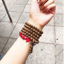 Vòng Tay Trầm Hương Chuỗi Tràng Hạt 108 hạt- Trầm Tốc Hương Tự Nhiên, Tặng Kèm Hộp Gấm Sang Trọng