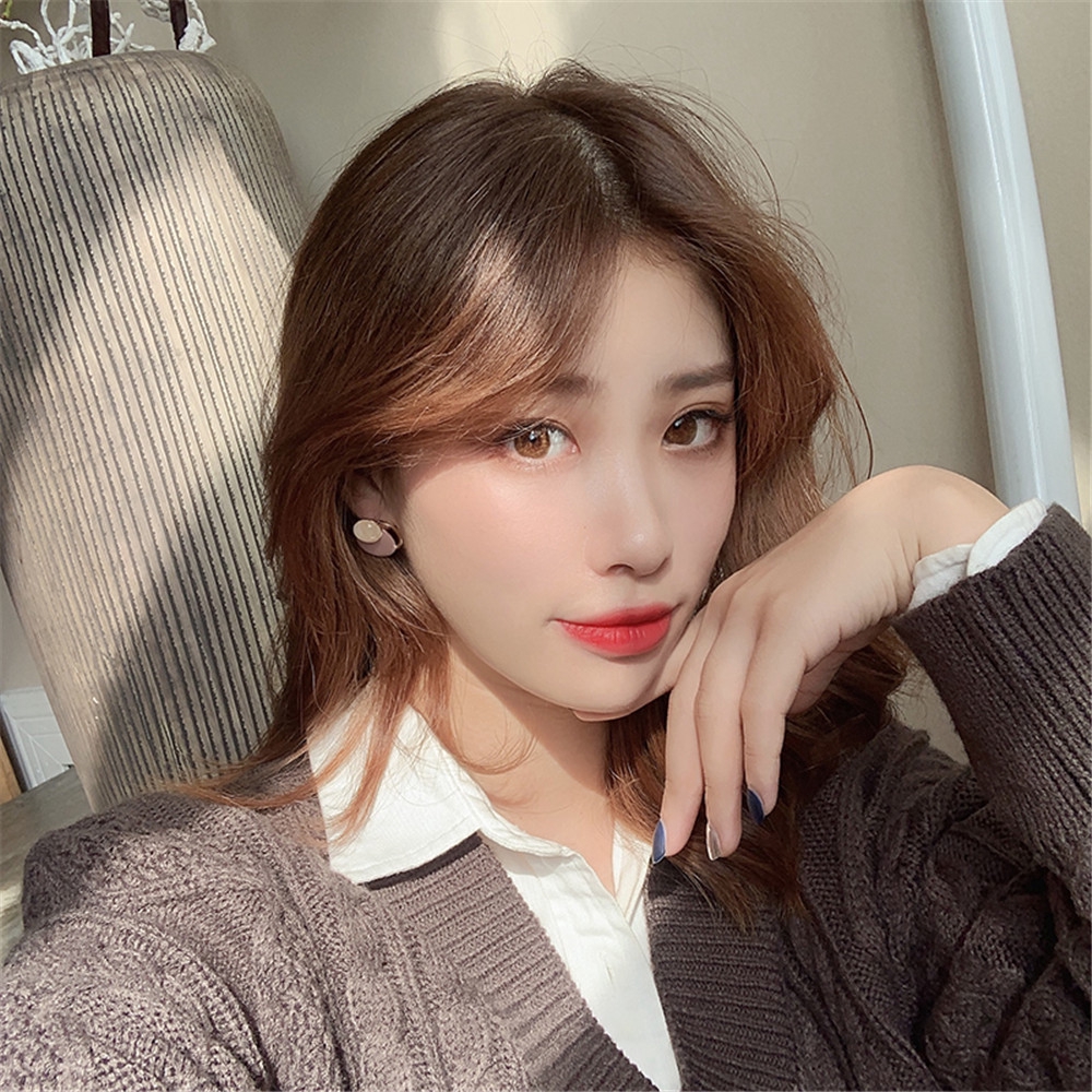 Bông Tai Bằng Kim Loại Thiết Kế Cổ Điển Xinh Xắn Cho Nữ