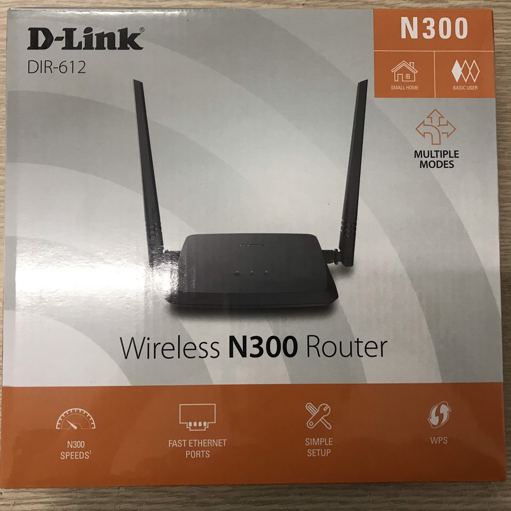 [Tiêu chuẩn Châu Âu ] Bộ phát wifi N 300Mbps Wilreless Router D-LINK DIR-612 - Version Mới 2021 - Hàng chính hãng | BigBuy360 - bigbuy360.vn