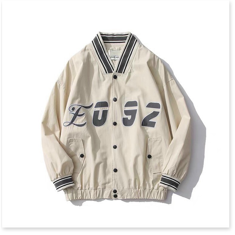 ÁO KHOÁC DÙ BOMBER NỮ NÚT CÀI PHỐI HỌA TIẾT CHỮ HAI MẶT PHONG CÁCH TRẺ TRUNG THỜI TRANG MỚI | BigBuy360 - bigbuy360.vn