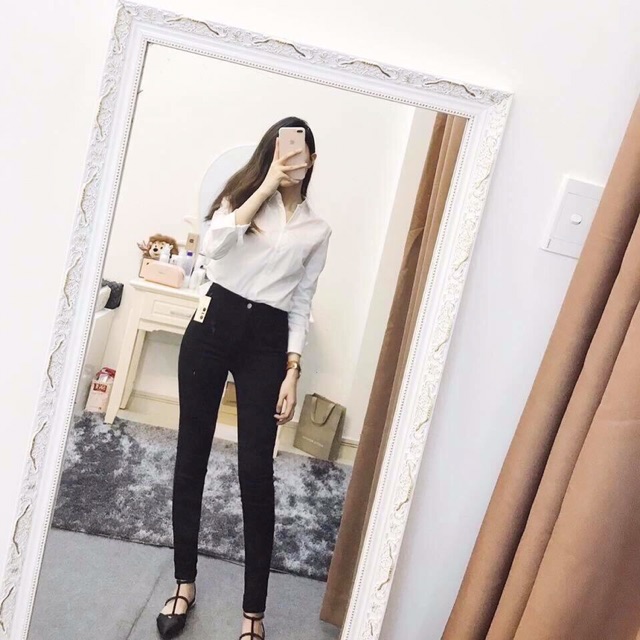 Quần jeans cạp cao