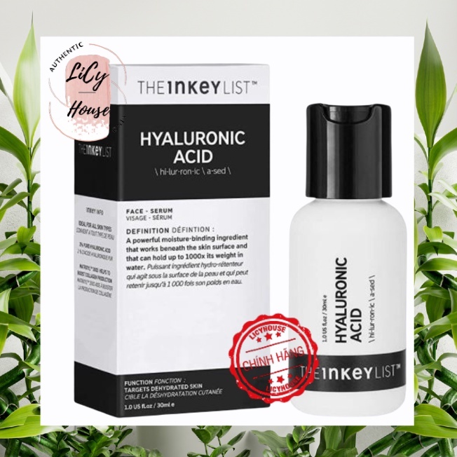Tinh chất cấp ẩm phục hồi da Hyaluronic Acid Serum The Inkey List 30ml - licyhouse