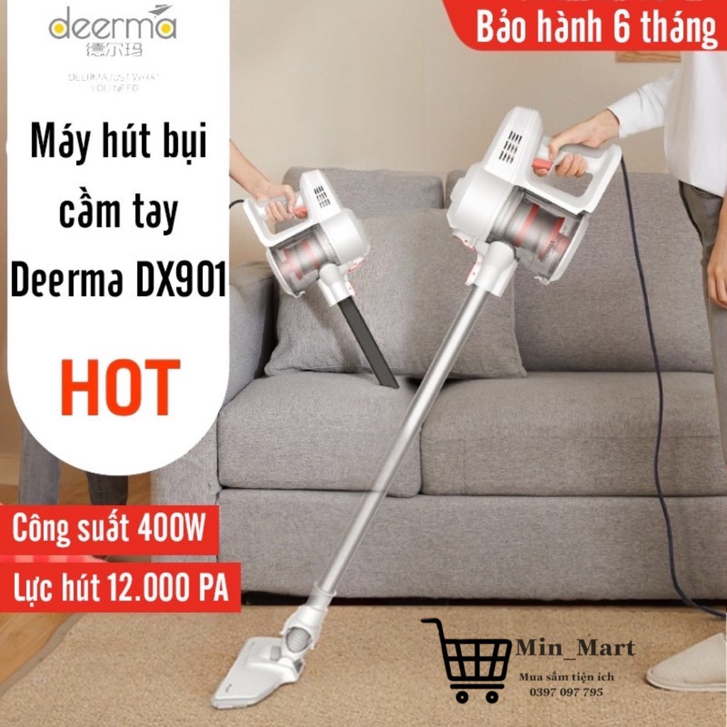 Máy Hút Bụi Gia Đình Cầm Tay Xiaomi Dreema DX901 Công Suất 400W Siêu Nhẹ,Gọn,Công Nghẹ Lốc Xoáy, Lọc Bụi Hepa,Bảo Hành