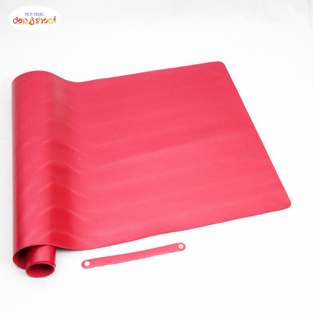 Miếng lót chuột da bò thật size lớn 40x90 chơi game lướt siêu êm