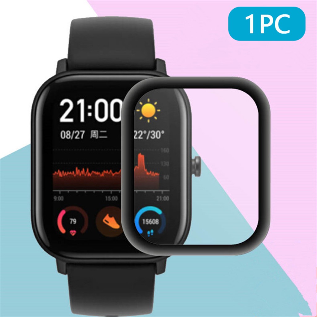 1 Miếng Dán Cường Lực Bảo Vệ Màn Hình Cho Đồng Hồ Amazfit Gts