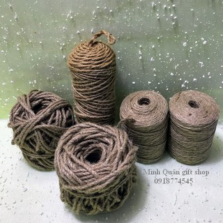 dây thừng trang trí - combo 03 cuộn 03 size khác nhau 2mm, 3mm, 5mm