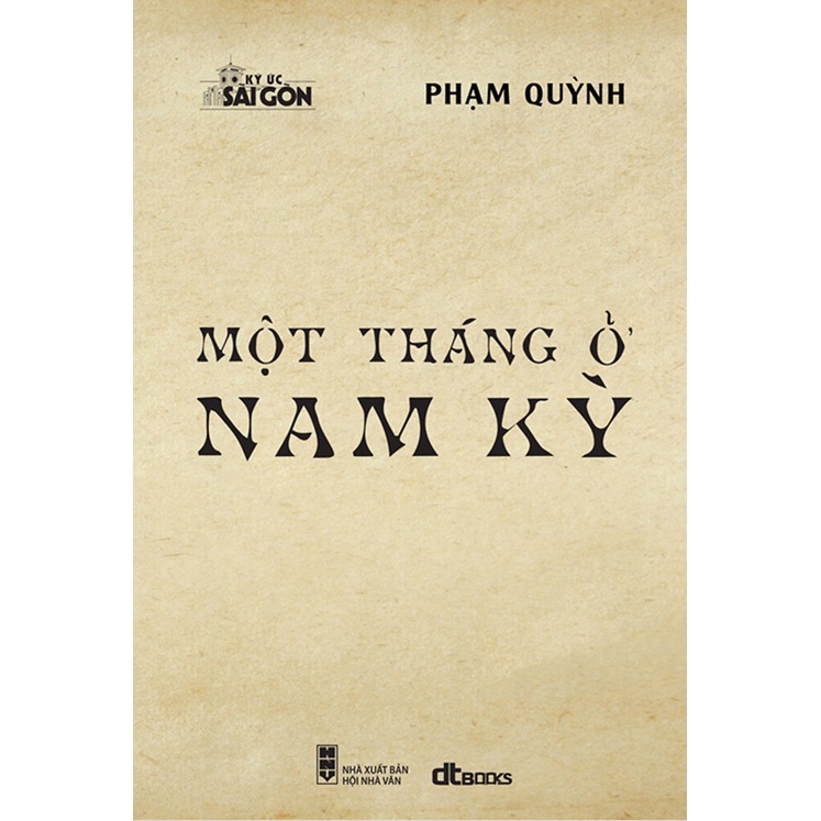 Sách - Một tháng ở nam kỳ