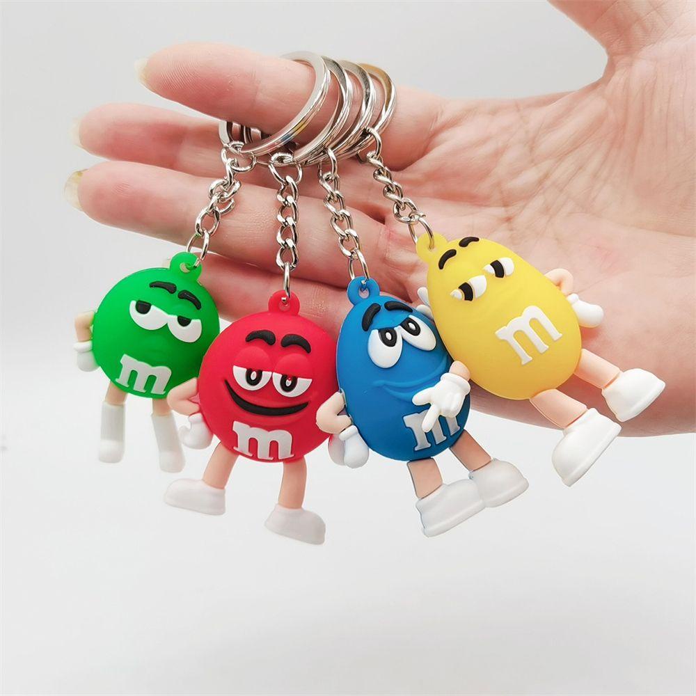 LANFY M &amp; M 'S Móc Chìa Khóa Xe Hơi Trang Trí Hoạt Hình Dễ Thương Thích Hợp Làm Quà Tặng