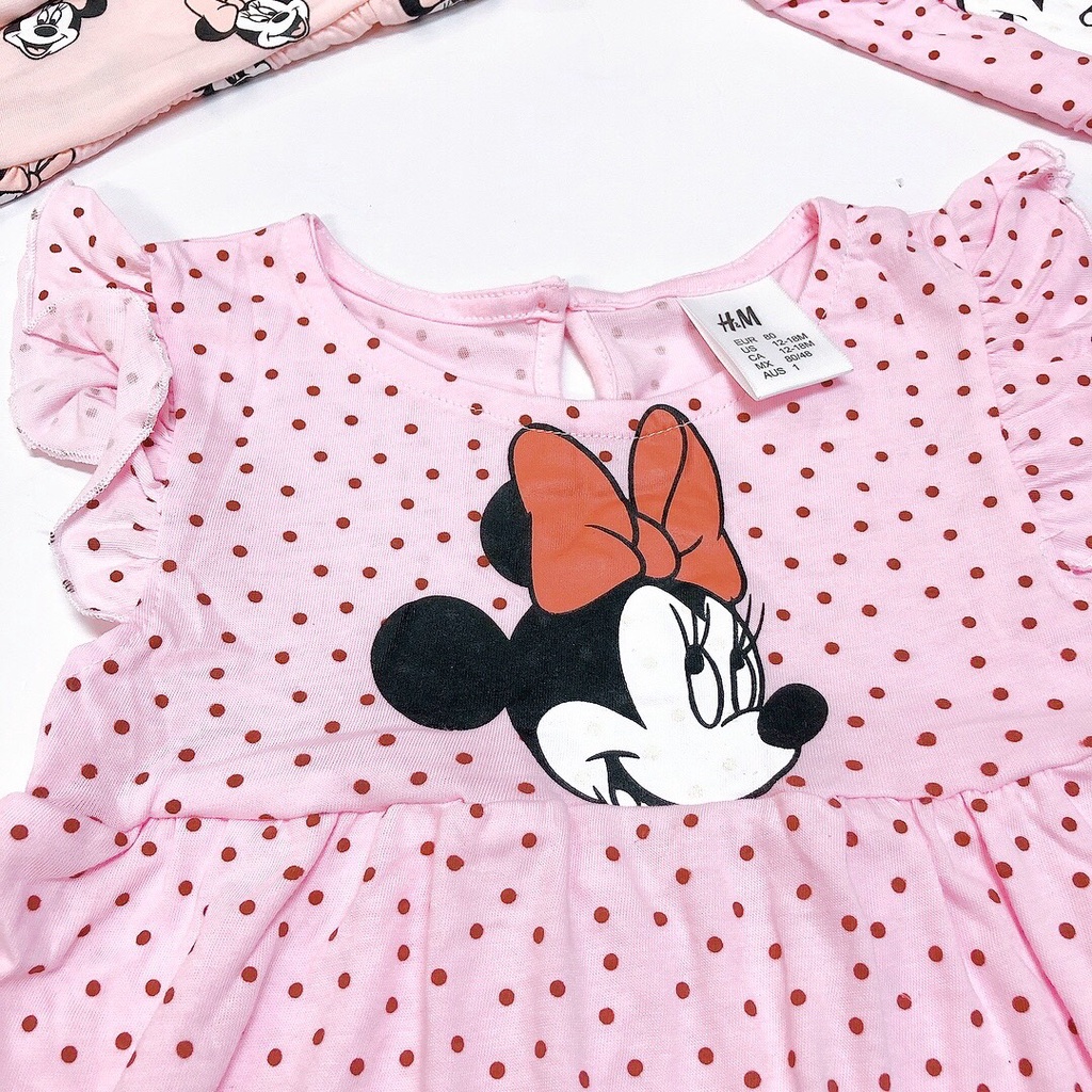 Sét 2 váy H.M hồng minnie