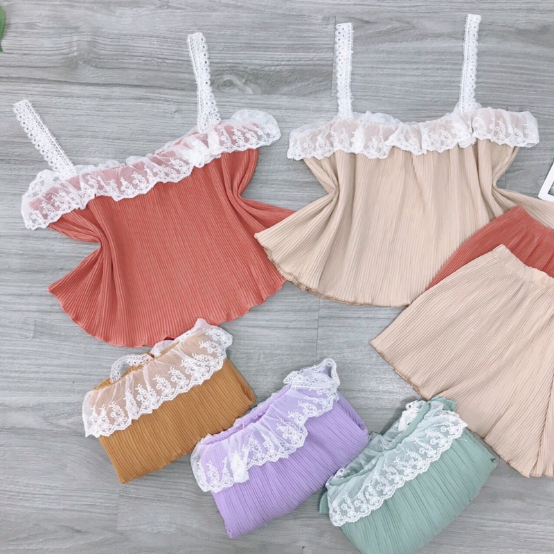 SET BỘ DẬP LY PHỐI DÂY REN SIÊU ĐẸP
