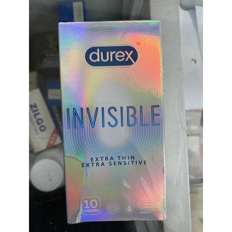 bao cao su Durex invisible 10s