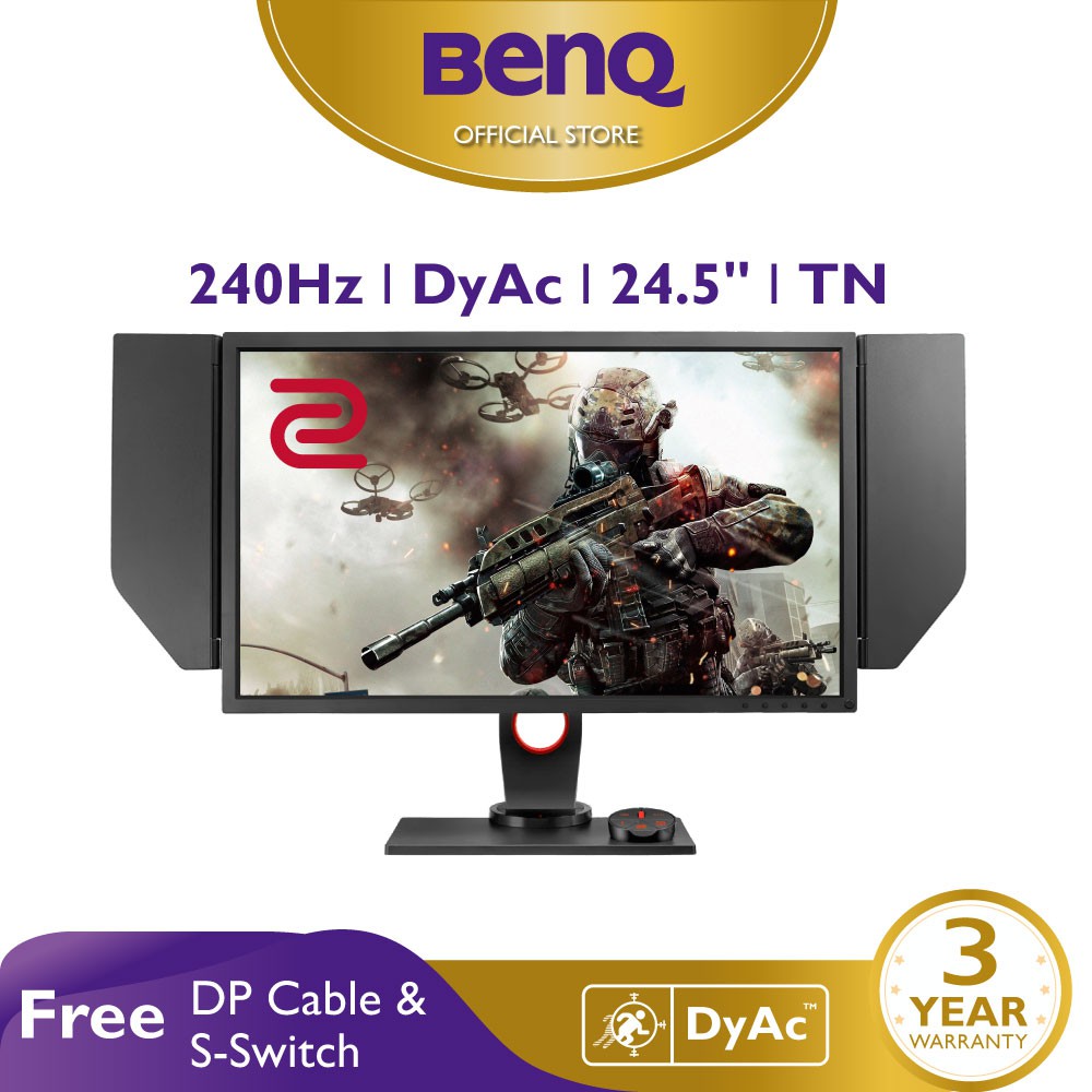 Màn hình máy tính BenQ ZOWIE XL2546 240Hz 24.5 inch DyAc™ chuyên eSports Gaming FPS (CSGO, PUBG, ...)