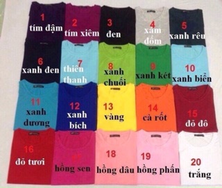 Áo thun trơn