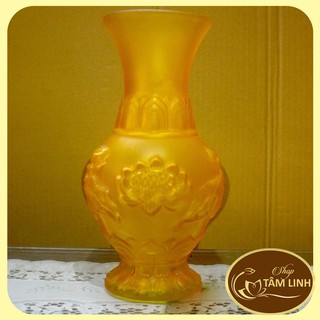 Bình Hoa Thờ Cúng Lưu Ly Vàng - Nhiều Sise