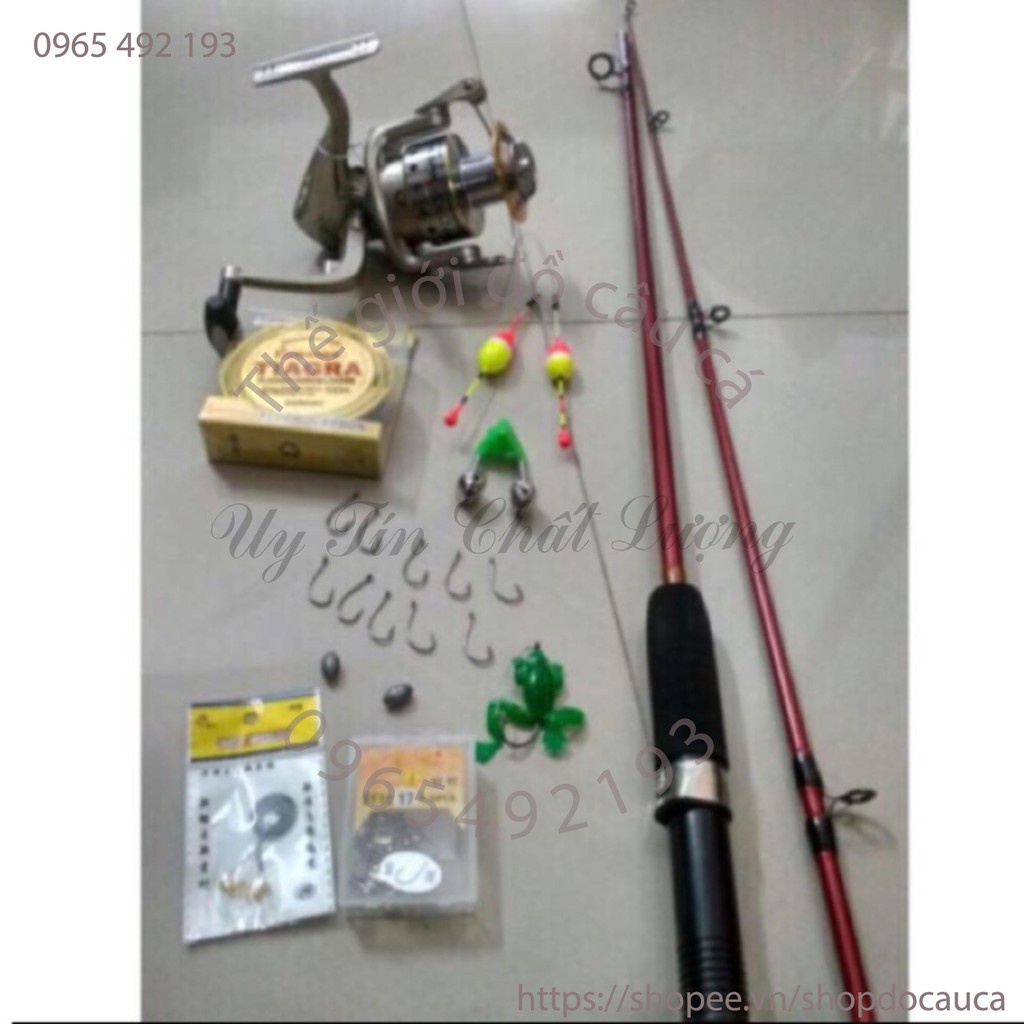 Combo cần câu 2khúc đặc shimano 2m7 và máy yolo 6000 kèm phụ kiện ( rẻ vô địch ) hót 8jghs6shfl
