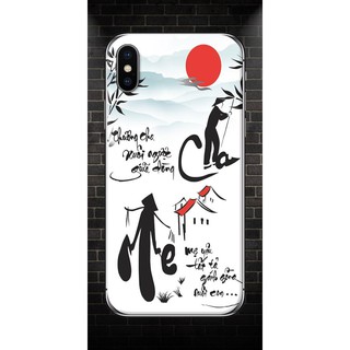Ốp Lưng Iphone 5, 5s 6, 6s, 6 Plus, 6s Plus, 7,8, 7 Plus, 8 Plus, X - Thương Cha Mẹ