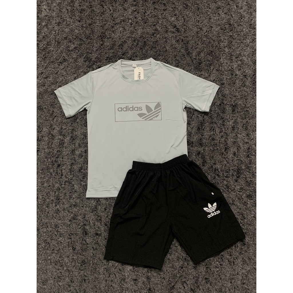 Bộ thể thao nam mùa hè -Bộ hè nam cọc tay chất liệu thun lạnh thoáng mát siêu thấm hút mồ hôi thích hợp chơi thể thao | BigBuy360 - bigbuy360.vn