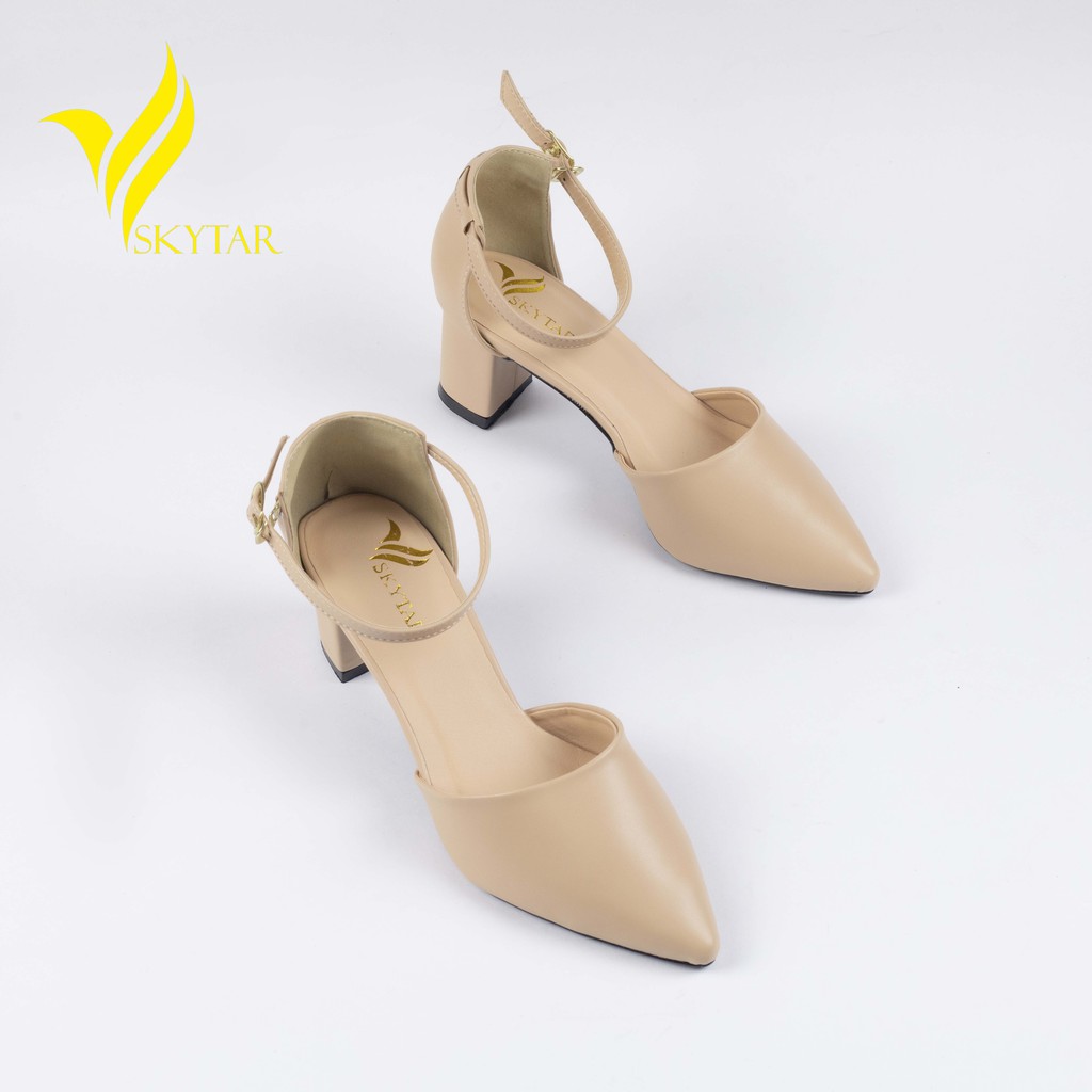 Skytar-SD13-giày sandal cao gót công sở 5cm