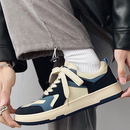 Giày thể thao sneaker nam đế cao su non đi cực êm, phong cách trẻ trung năng động đế cao su đi cực êm G13
