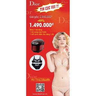 Đồ lót nữ cao cấp Dior - tặng 1 bộ cùng loại hoặc nồi cơm điện cao cấp đa năng 1,8L