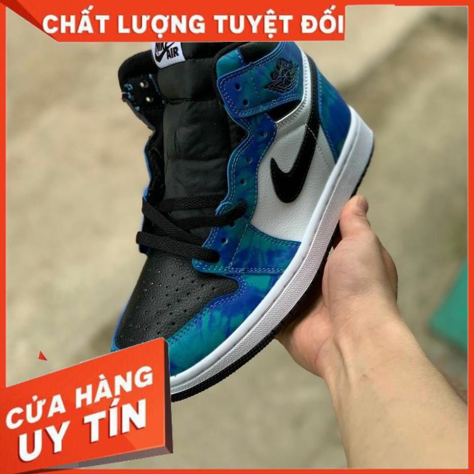 SALE {Flashsale - Full Box} Giày bóng rổ jd1 tie dye hàng cao cấp dành cho nam nữ, giày thể thao jordan1 freeship z59