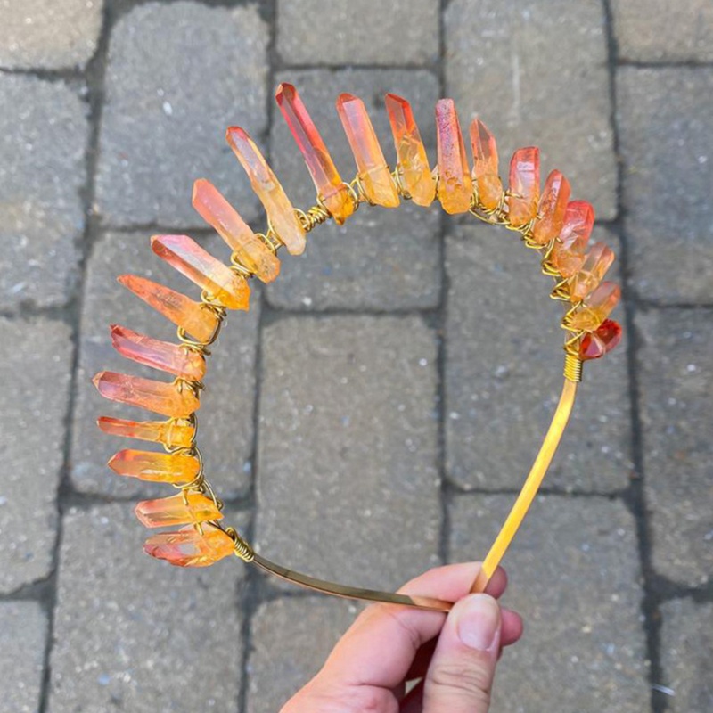 Cài Tóc Hình Vương Miện Đính Đá Thời Trang Cho Cô Dâu